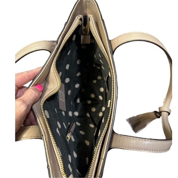 Anne Klein Satchel Shoulder Bag in Tan - Picture 4 of 4